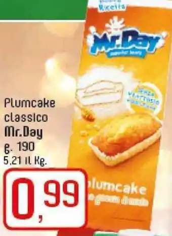 IperFamila Mr. Day Plumcake classico 190 g. offerta