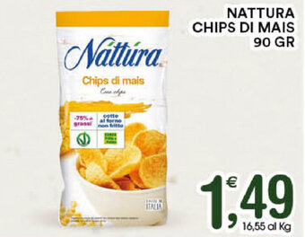 Nattura Chips di Mais 90gr