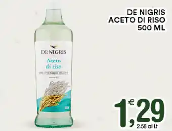 Gecop De Nigris Aceto di Riso 500ml offerta