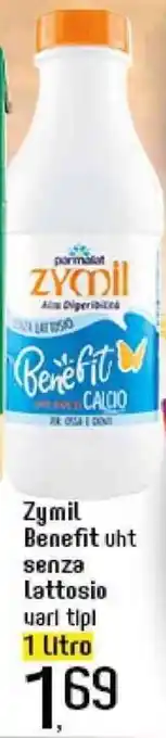 IperFamila Parmalat Zymil Benefit uht senza lattosio 1 litro offerta