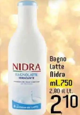 Nidra Bagno latte 750 ml.