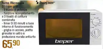 Beper Forno Microonde 20 L