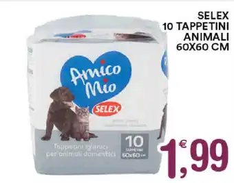 Selex 10 Tappetini Animali 60x60cm