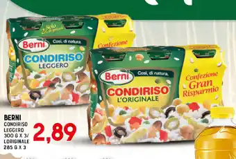 Berni Condiriso Leggero 300g x 3/Loriginale 285g x 3