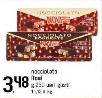 IperFamila Novi Nocciolato 230 g. vari gusti offerta