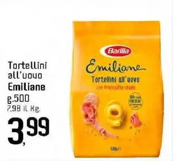IperFamila Barilla Emiliane Tortellini all'uovo 500 g. offerta