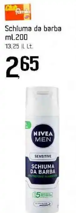 IperFamila Shiuma da barba 200 ml. offerta