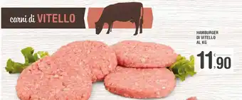 Super Carni Hamburger di Vitello al kg offerta