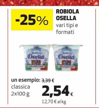 Coop Robiola osella offerta
