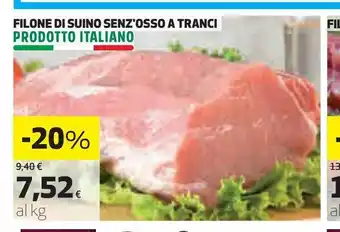 Coop Filone di suino senza osso a tranci offerta