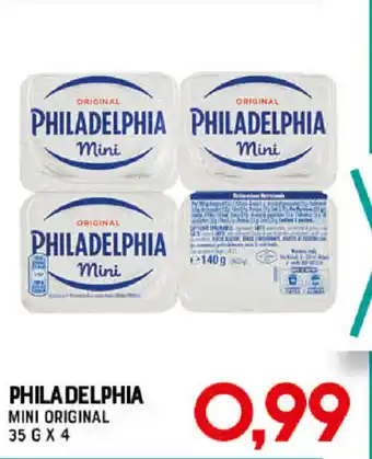 Gran Risparmio Philadelphia Mini Original 35g x 4 offerta