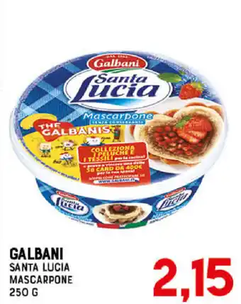 Gran Risparmio Galbani Santa Lucia Mascarpone 250g offerta