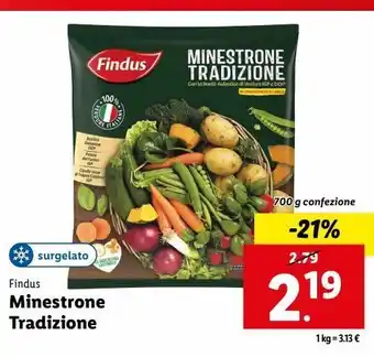 Lidl Minestrone tradizione offerta