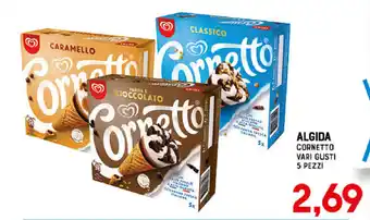 Gran Risparmio Algida Cornetto Vari Gusti 5 Pezzi offerta