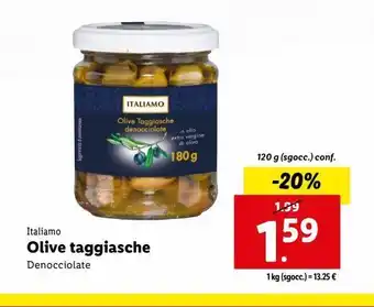 Lidl Olive taggiasche offerta