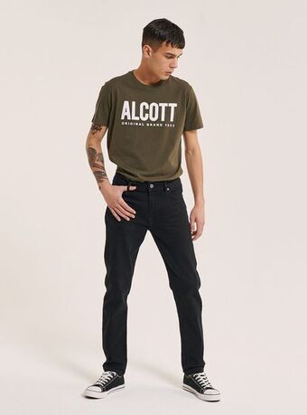 Jeans slim fit elasticizzato in cotone