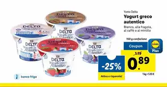 Lidl Yogurt greco autentico offerta