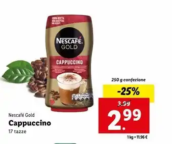 Lidl Cappuccino offerta