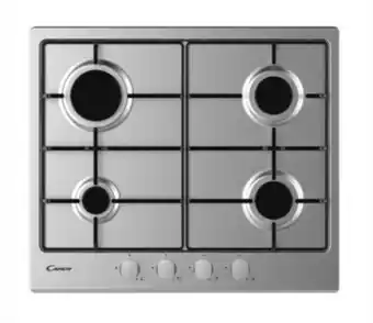 Euronics Candy - piano cottura a gas cel6pbrx 59,5cm-inox offerta