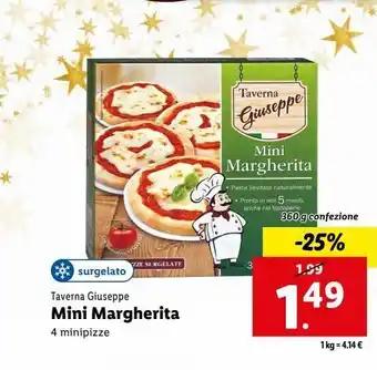Lidl Mini margherita offerta