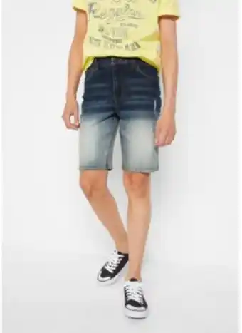Bonprix Bermuda in jeans dip-dye slim fit offerta