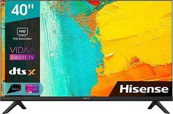Amazon Hisense 40" led full hd 2022 40a4fg, smart tv vidaa 4.2, audio 2.0 14w, controlli vocali alexa, tuner dvb-t2/s2 hevc 10, l... offerta