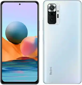 Amazon Xiaomi redmi note 10 pro - smartphone 128gb, 6gb ram, dual sim, glacier blue offerta