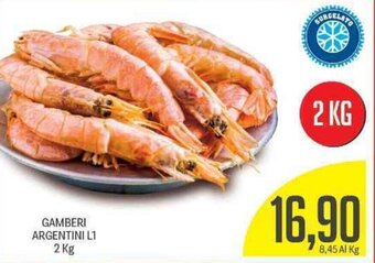 Supermercati Piccolo Gamberi Argentini L1 2 kg offerta