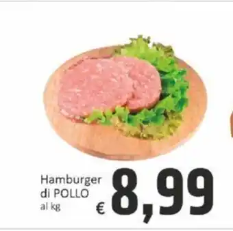 Paghi Poco Hamburger di Pollo al kg offerta