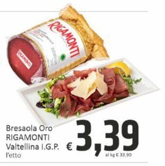 Paghi Poco Bresaola Oro Rigamonti Valtellina I.G.P. l'etto offerta