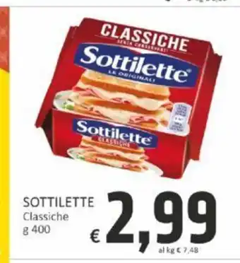 Paghi Poco Sottilette Classiche 400 g offerta