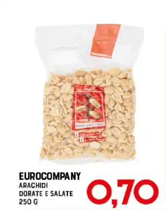 Eurocompany Arachidi Dorate E Salate 250g