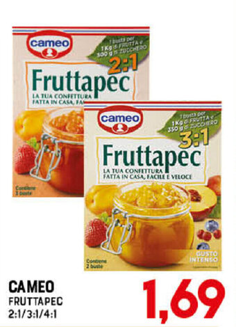 Gran Risparmio Cameo Fruttapec 2:1/3:1/4:1 offerta