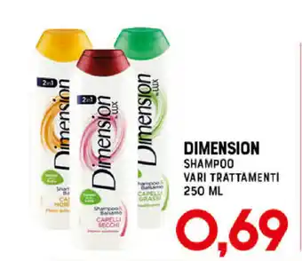 Gran Risparmio Dimension Shampoo Vari Trattamenti 250ml offerta