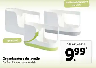 Organizzatore da lavello