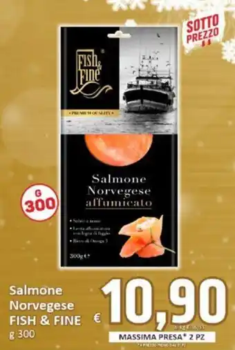 Paghi Poco Salmone Norvegese Fish& Fine 300 g offerta