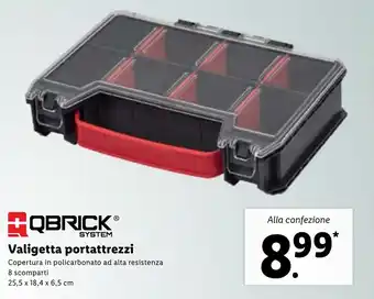 Qbrick Valigetta portattrezzi 25,5 x 18,4 x 6,5 cm