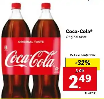 Lidl Coca-Cola 2x 1,75 l offerta