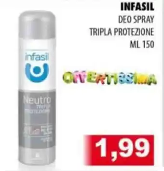 Infasil Deo Spray Tripla Protezione 150 ml