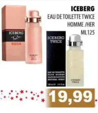 Iceberg Eau di Toilette Twice Homme/Her 125 ml