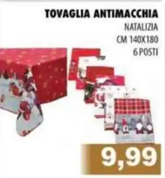 Mazzocca Tovaglia Antimacchina cm 140x180 6 posti offerta