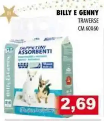 Billy e Genny Traverse cm 60x60