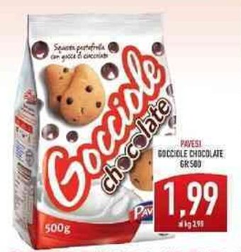 Bitar Pavesi Gocciole Chocolate 500 gr offerta