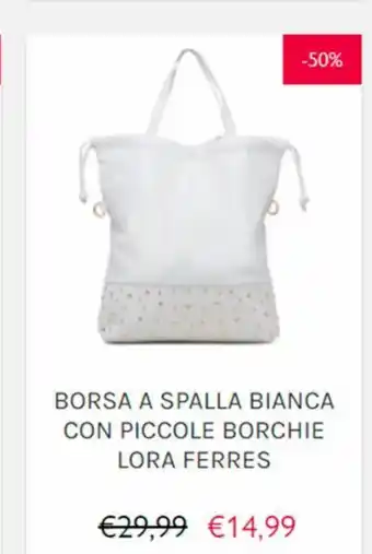 Borse a spalla bianca