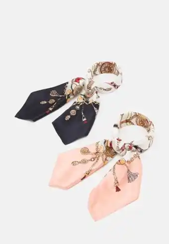 2 pack - foulard - dark blue/pink