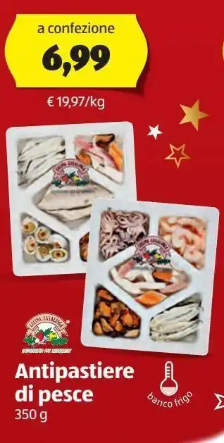 ALDI Antipastiere di pesce offerta