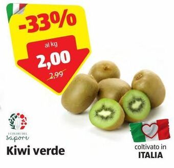 ALDI Kiwi verde offerta