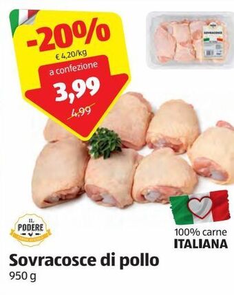 ALDI Sovracosce di pollo offerta
