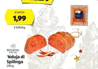 ALDI 'nduja di spilinga offerta