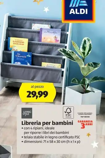 ALDI Libreria per bambini offerta